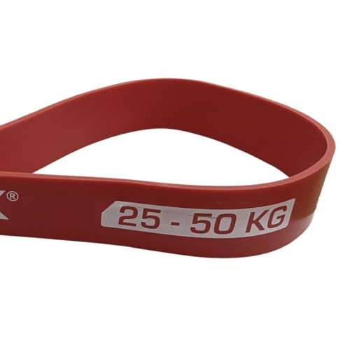 Резинка для фитнеса  York 25-50 кг красный #Y-80505 - фото №3